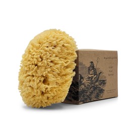 Baudelaire Sea Wool Sponge 5.5" - Natural Sea Sponge for Bathing and Shower - Durable, Sustainable & Environment-Friendly Loofah for Body