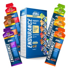 ISOTONIC | Caffeine Free Energy Gels | Performance-Enhancing Formula | Zero Fat Zero Sugar | 23g Carbohydrates (Pack of 6 x 60g) (Variety Pack)