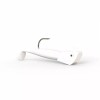 Dynamic Lures Ice Fishing lure, Ice Jig, MICRO Swim-Jig (White)
