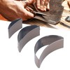 3PCS Cutting Die Set Alloy Steel Curved Moon Shape Hollow