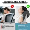 Fouvin Neck Support with Memory Effect, Office Chair Neck Pillow,