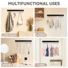 HOMEBROS Belt Hanger Wall Mount, Wooden Closet Belt Organizer with