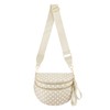 MEISEY Polka Dots Crossbody Bag Bum Bag for Women,Spacious Checkered
