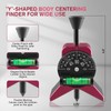 Magnetic Pipe Center Finder Tool, Y-Shape Pipefitter Gauge with Adjustable