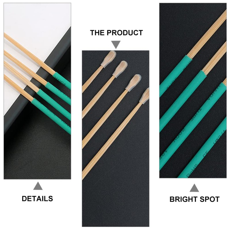 10Pcs Bamboo Ear Picks with Anti-Skid Handle Ear Wax Removal