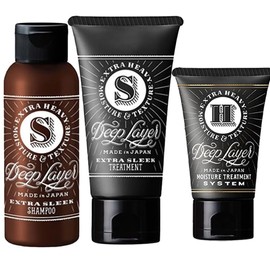 ExS Special Care Trial Set, ExS Shampoo 2.8 fl oz (80 ml) & Treatment, 2.1 oz (60 g) & H, Home Care, 1.4 oz (40 g) + Includes Sticker with Original Logo