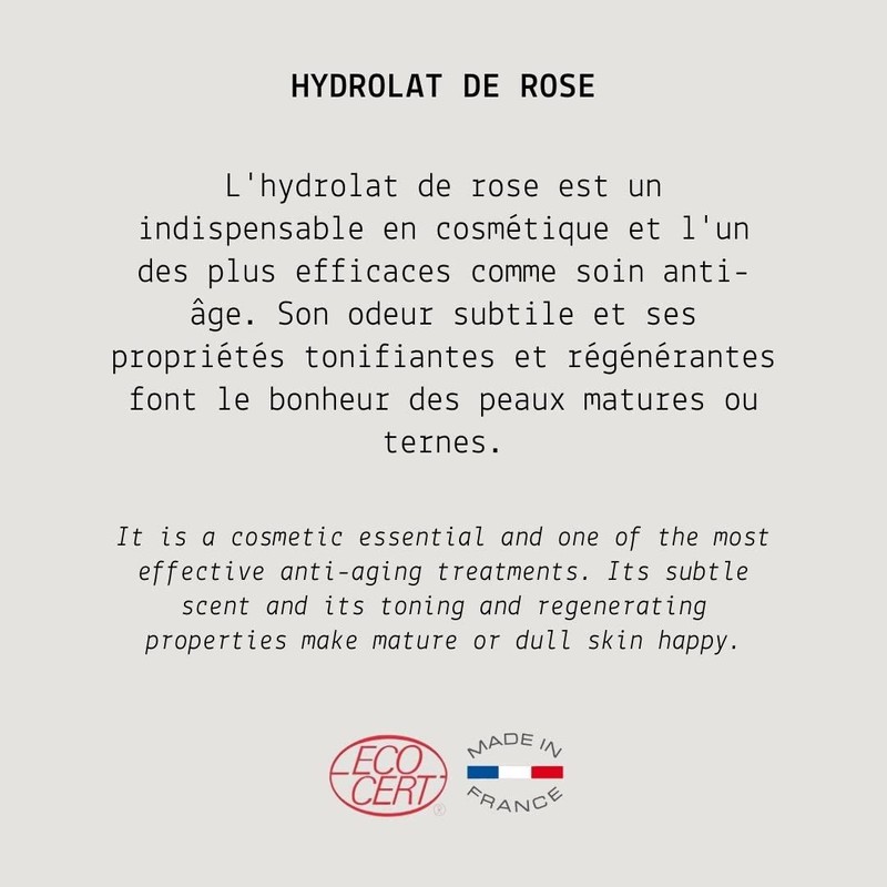 Rose Organic Cosmetics Hydrolate MY COSMETIK 100 ml