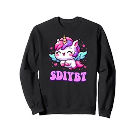 SDIYBT Start Digging In Your Butt Twin Meme 2025 Unicorn Sweatshirt