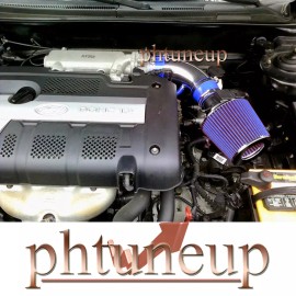 pht BLUE Fit for 2003-2008 HYUNDAI TIBURON 2.7 2.7L V6 AIR INTAKE KIT SYSTEMS