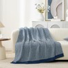 Herringbone Throw Blanket for Couch, Reversible Super Soft Warm Chervon