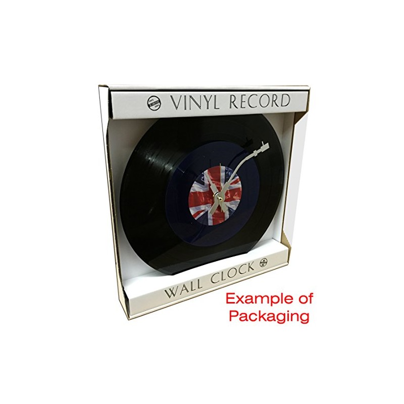 Iconic Abbey Road vinyl record wall clock (Beatles)