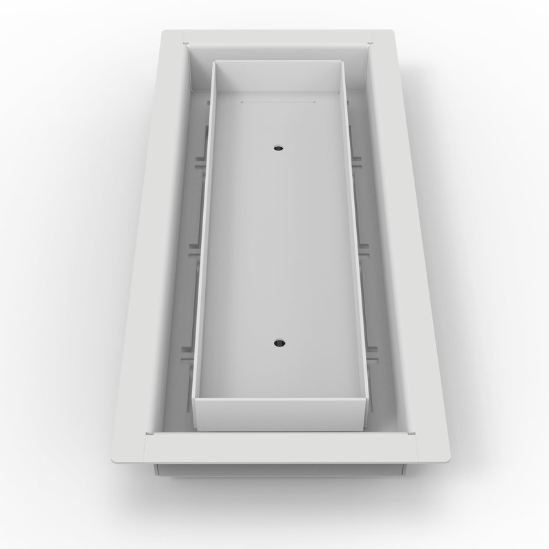 3x10-Breeze-All Metal-Air Vent-Drop in Vent -White - Elegant Design