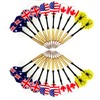 heyous 60PCS Dart Shaft Replacements 6mm Thread Diameter Plastic Dart