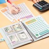 LXWHYP 100 Envelopes Money Saving Challenge Binder with 100 Cash