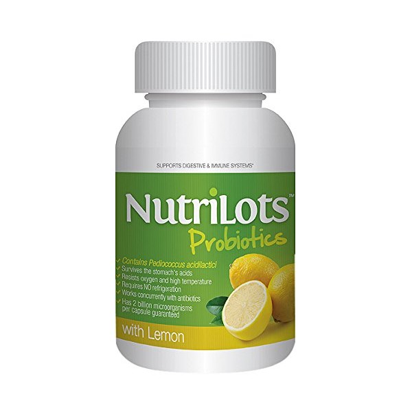 NutriLots with Lemon Dietary Supplement Capsules, 60 Count