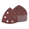 Kozelo 50pcs Mouse Sander Detail Sandpaper - [80 Grit, 3-1/2"]