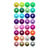 Dulcero Tarro Cilindro 10 Pzas Bolos Fiesta Transparente 1 L