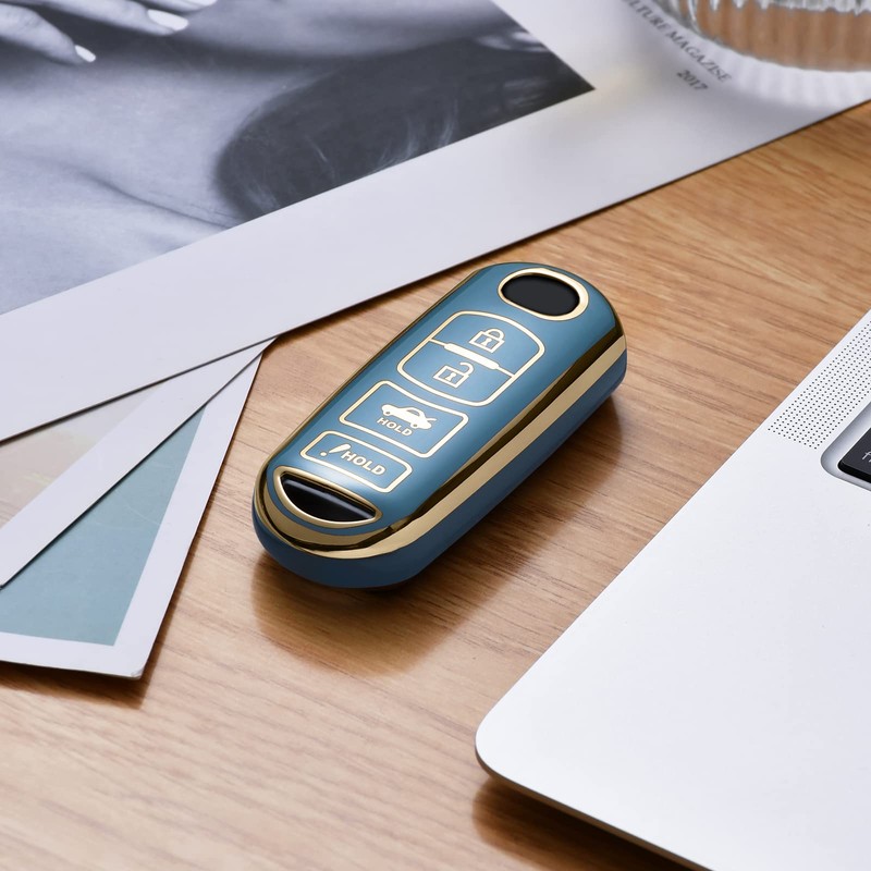 ELOHEI for Mazda Key Fob Cover Case, Compatible with Mazda