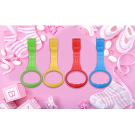 FOORAINDA Baby Pull Up Ring 8 Pack Babies Stand Up Learn to Walk Assistant Handle for Baby Playpen and Crib