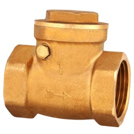 DN25 Female Thread Brass Check Valve Disposable Check Valve 232PSI Prevents Water Backflow