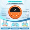 Neck Massager 2026, 4-in-1 Portable Traction Device with Heat &