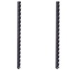 SWOMMOLY Wall Mounted Rack for Rails Shelf Brackets Stanchions, Black