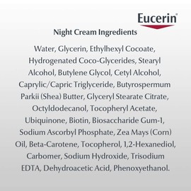 Eucerin Q10 Anti-Wrinkle Face Night Cream, Unscented 1.7 Ounce