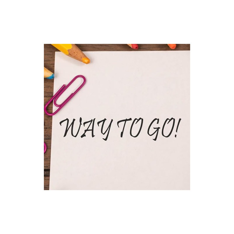 Acorn Sales - Way To Go Rubber Stamp