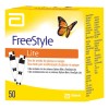 Tiras Reactivas De Glucosa En Sangre Freestyle Lite 50 Pzas