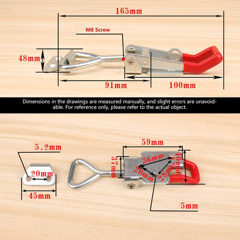 Joyzan Toggle Latch Clamp, Heavy Duty Large Clamp Carbon Steel