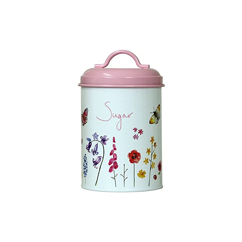 Butterfly Garden Sugar Canister