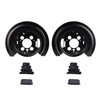 KUAMZEEI 924-235 2Pcs Rear Brake Dust Shield Backing Plate For