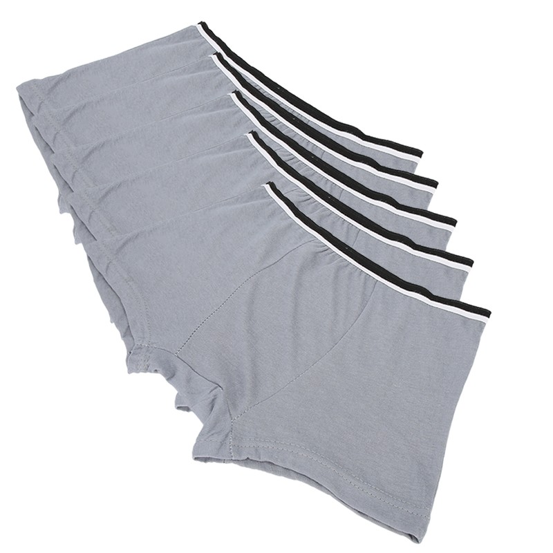 5pcs Disposable Men Male Underwear Boxers Cotton Sterilized Men UnderwearsXXL