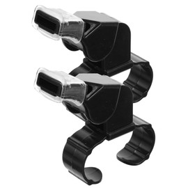 WHAMVOX 2pcs Sports Whistle Finger Grip Loud Referee Whistle for Adults AFL Umpire Whistle Coaches