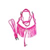 small Pony or miniature horse hot pink fringe pony tack