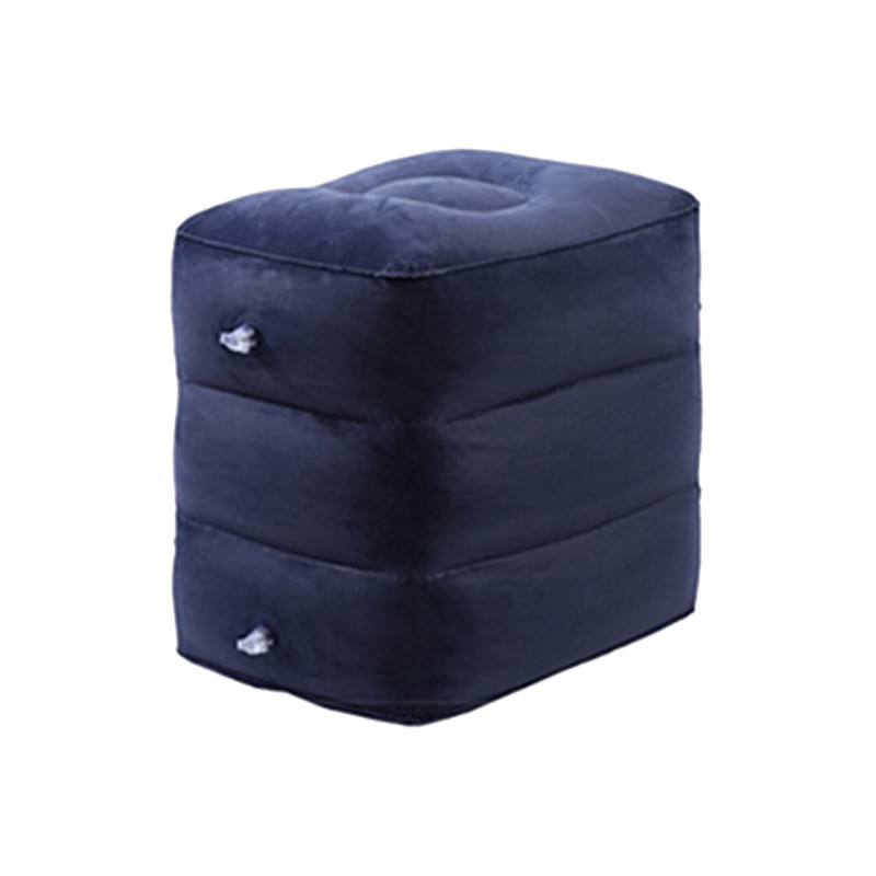 7pcs Inflatable Travel Foot Rest Pillow Height Adjustable 3 Layers