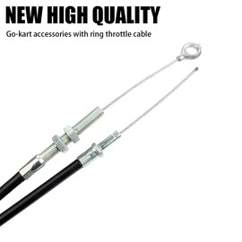 CGEAMDY Universal Throttle Cable, Throttle Cable 1.83 Metres, Universal Gas Cable with Coating, Throttle Pull Control Cable, Throttle Valve Cable for 8252-1390 ASW Replacement Parts Set
