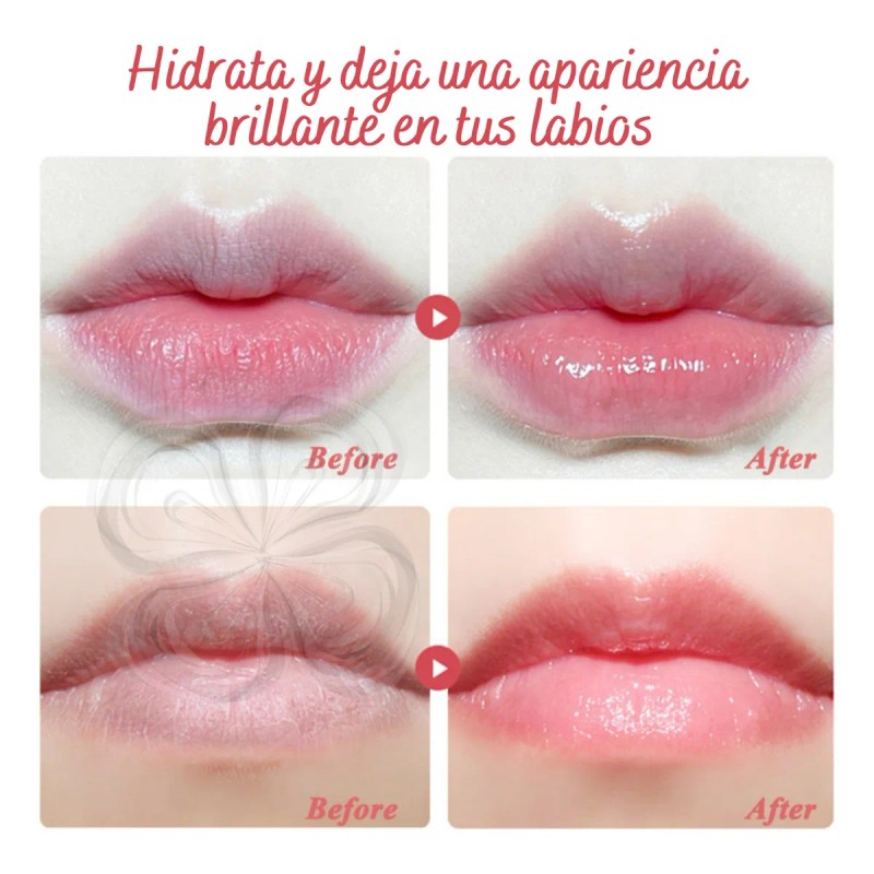 Cuidado Facial Labial Bálsamo Hidratante Mágico Cambia Color
