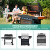 Hiorucet 23'' x 16'' Cast Iron Griddle for Gas Grills