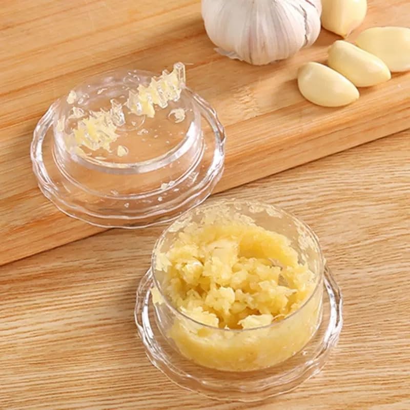 Manual Garlic Twister & Masher, Multi-Functional Mincer & Grinder for