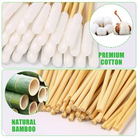 AkoSlale Long Qtips,500pcs-4.7 Inch,Dog Qtips,Dog Ear Swabs, Ear Cleaner for Dogs,Dog Ear Cleaning, Pet Ear Cleaner,Dog Cotton Swabs,Long Cotton Swabs for Dogs and Pets