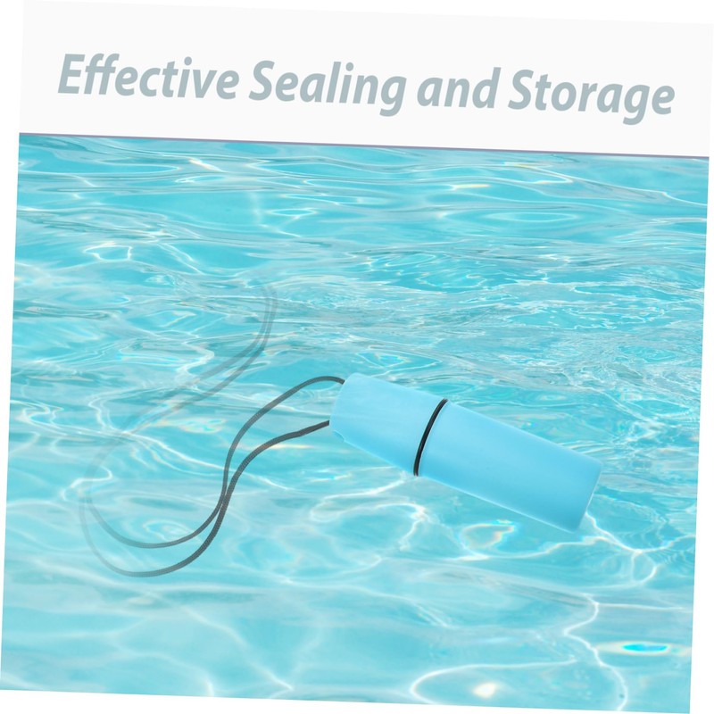 WHAMVOX 2Pcs Airtight Storage Box Shockproof Floating Container for Beach