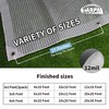 TARPAL 20'x20' Clear White Tarp Heavy Duty Waterproof 12mil with