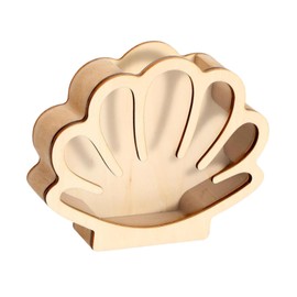 Harilla Muschel-Aufbewahrungsbehälter, Muschel-Aufbewahrungsbox, Muschel-Sammlung, Gelddose für Kinder, transparente Dekoration, Steine, Aufbewahrungshalter