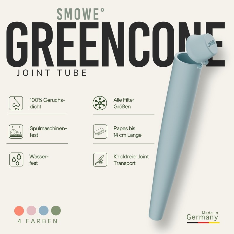 SMOWE Greencone Joint Tube Pack of 4 (Morpho) Made in