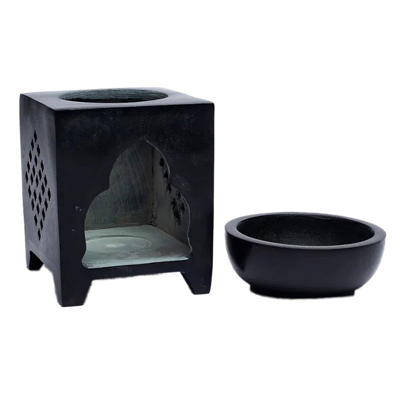 Olieverdamper zeepsteen Buddha