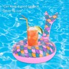 10pcs Inflatable Floating Drink Holders Beverage Cup Coasters for Swimming