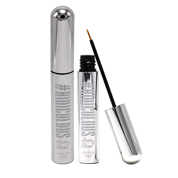 Ridiculous Lash and Brow - Eyelash & Eyebrow Growth Serum - For Fuller, Thicker, More Beautiful Eyelashes and Brows in WEEKS
