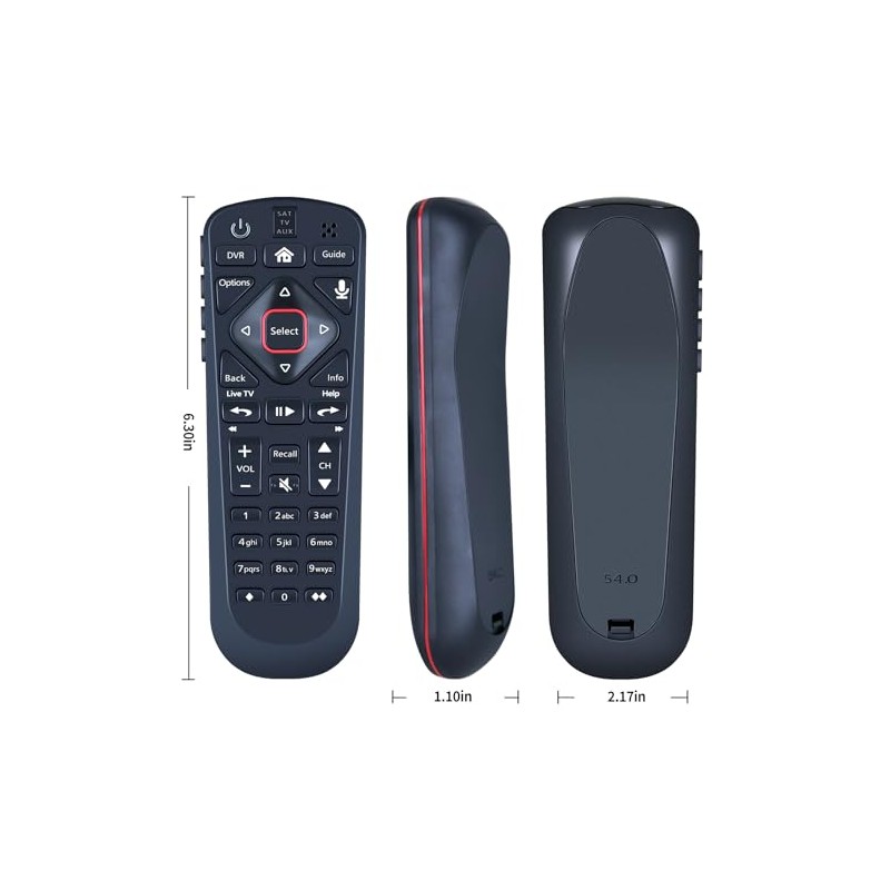 RETROSUN Replacement Voice Remote Control Compatible with Dsh Network 54.0