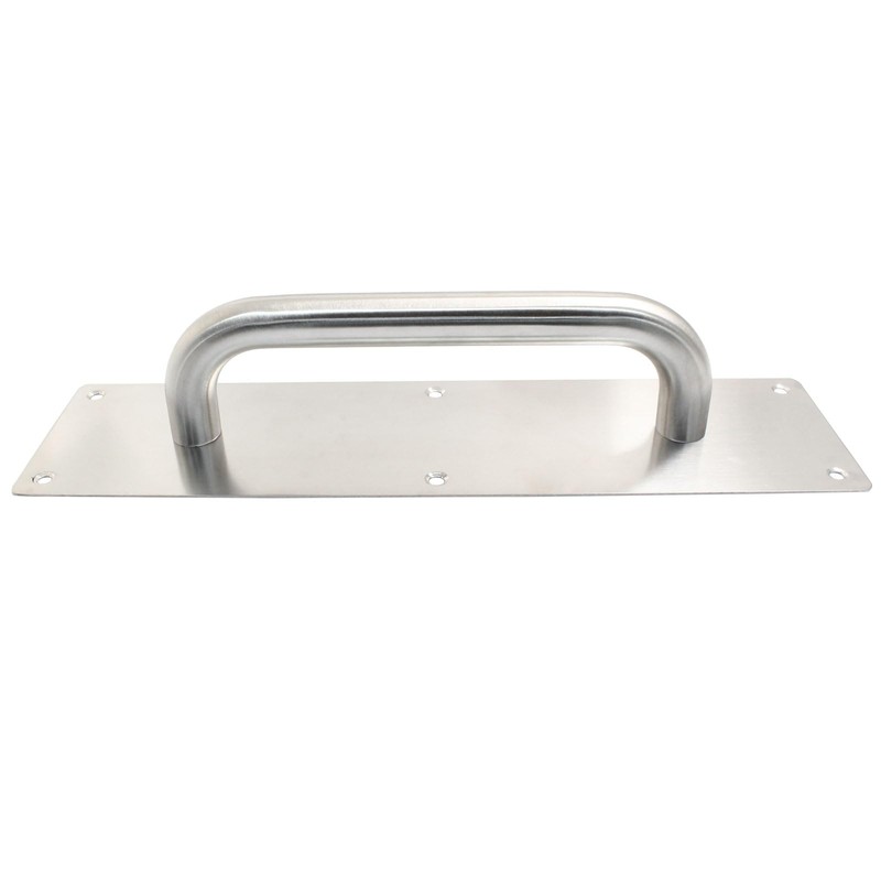 Bivethoi 1Pcs Pull Push Door Plate Handle Stainless Steel Heavy